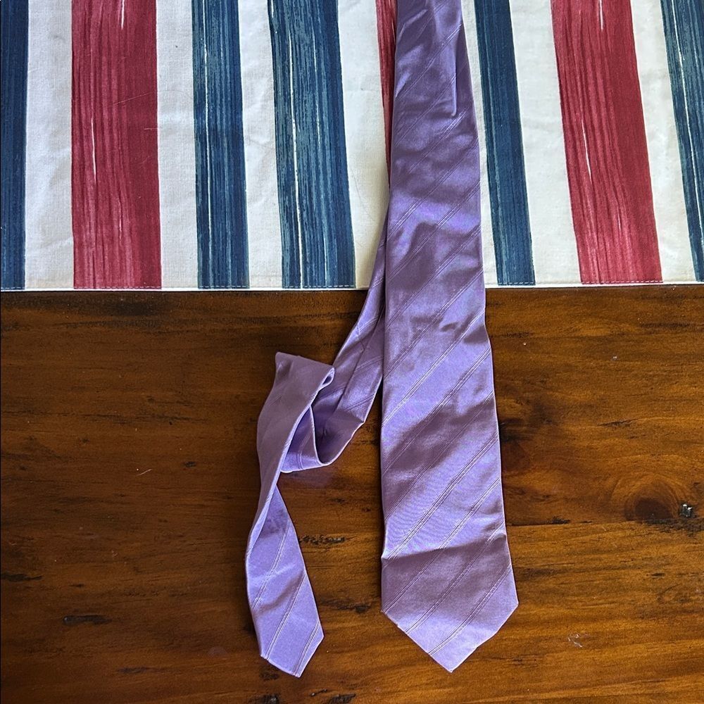 Brooksfield 100% silk purple  Men's Tie